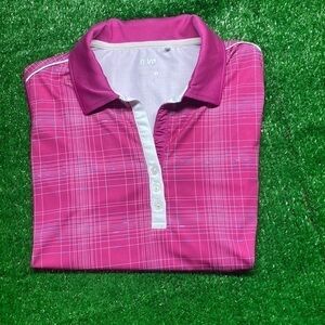 Womens  NVO Sleeveless Golf Shirt. Size Small.